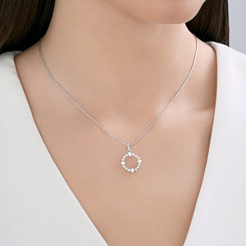 Подвеска SOKOLOV - Серебро 925, Фианит (арт. 94033336)