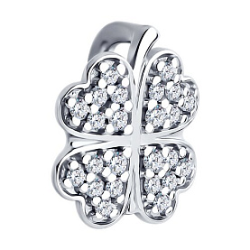 Подвеска SOKOLOV - Серебро 925, Фианит (арт. 94031259)