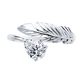 Кольцо SOKOLOV - Серебро 925, Фианит (арт. 94014072)