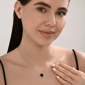 Колье Diamant - Серебро 925, Кристальная ткань (арт. 94-170-02342-1)