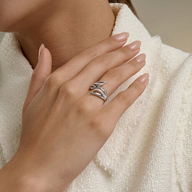 Кольцо Diamant - Серебро 925, Фианит (арт. 94-110-00195-1)