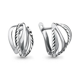 Серьги Аквамарин - Серебро 925 (арт. 33570.5)