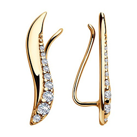 Серьги SOKOLOV - Серебро 925, Фианит (арт. 93020921)