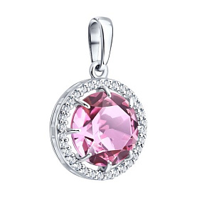 Подвеска Diamant - Серебро 925, Кристалл (арт. 94-130-00513-1)