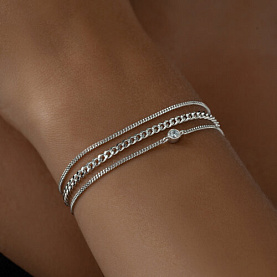 Браслет SOKOLOV - Серебро 925, Фианит (арт. 94050696)