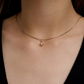 Подвеска Diamant - Золото 585, Фианит (арт. 51-130-00492-1)