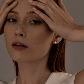 Серьги SOKOLOV - Серебро 925, Фианит (арт. 93022375)