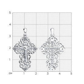 Подвеска SOKOLOV - Серебро 925, Фианит (арт. 94120131)