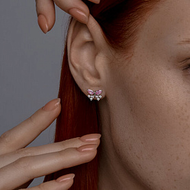 Серьги SOKOLOV - Серебро 925, Фианит (арт. 94026767)