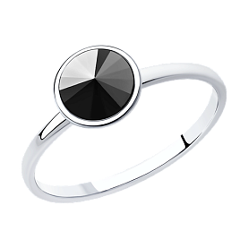 Кольцо SOKOLOV - Серебро 925, Swarovski (арт. 94013345)