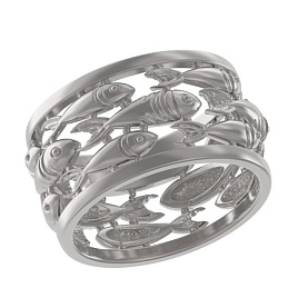 Кольцо ООО "ЮК "Арина" - Серебро 925 (арт. 1036891-00000)