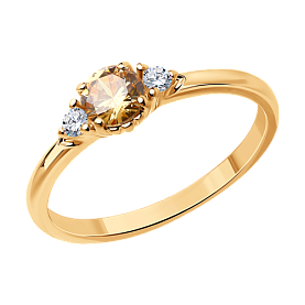 Кольцо Diamant - Серебро 925, Фианит (арт. 93-110-01555-2)