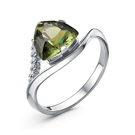 Кольцо Красная пресня - Серебро 925, Синтетический ситалл , Фианит (арт. 23714768Д1)