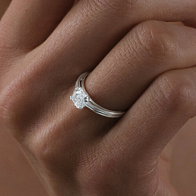 Кольцо Diamant - Золото 585, Фианит (арт. 52-110-01841-1)