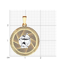 Подвеска SOKOLOV - Золото 585 (арт. 032333)