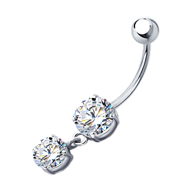 Пирсинг SOKOLOV - Серебро 925, Фианит (арт. 94060044)