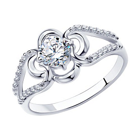 Кольцо Diamant - Серебро 925, Фианит (арт. 94-110-00735-1)