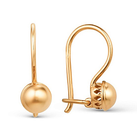 Серьги ЮФ Династия - Золото 585 (арт. 002355-1000)