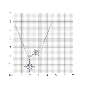 Колье SOKOLOV - Серебро 925, Фианит (арт. 94070936)