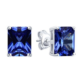 Серьги SOKOLOV - Серебро 925, Фианит (арт. 94027164-91)