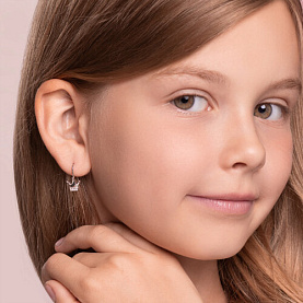 Серьги SOKOLOV - Серебро 925, Фианит (арт. 94023501)