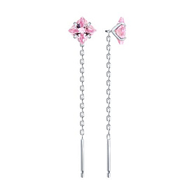 Серьги SOKOLOV - Серебро 925, Фианит (арт. 94027670-91)