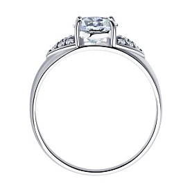 Кольцо SOKOLOV - Серебро 925, Фианит (арт. 94012876)