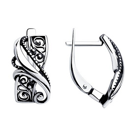 Серьги Diamant - Серебро 925 (арт. 95-120-01204-1)