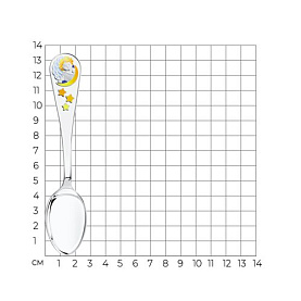 Ложка SOKOLOV - Серебро 925, Эмаль (арт. 2304010013)