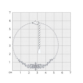 Браслет SOKOLOV - Серебро 925, Фианит (арт. 94051636-91)
