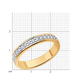 Кольцо Diamant - Серебро 925, Фианит (арт. 93-110-01549-2)