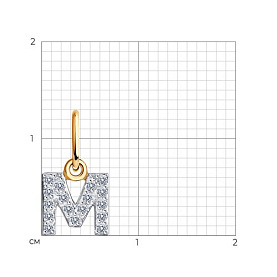 Подвеска SOKOLOV - Золото 375, Фианит (арт. 37036396)