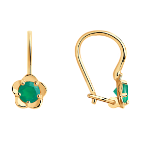 Серьги SOKOLOV - Золото 375, Агат (арт. 37727470)