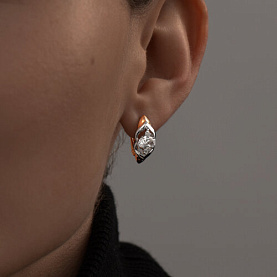 Серьги SOKOLOV - Серебро 925, Фианит (арт. 93020718)