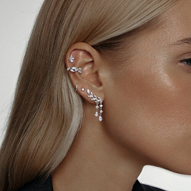 Серьга SOKOLOV - Серебро 925, Фианит (арт. 94170002)