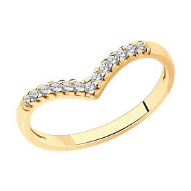 Кольцо SOKOLOV - Серебро 925, Фианит (арт. 93010948)