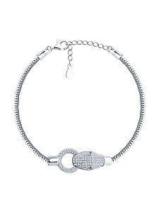 Браслет SOKOLOV - Серебро 925, Фианит (арт. 94051218-91)