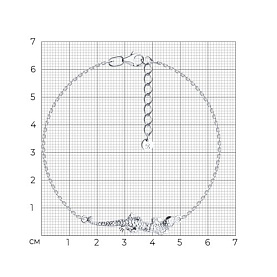 Браслет SOKOLOV - Серебро 925, Фианит (арт. 94051251)