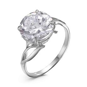 Кольцо Красная пресня - Серебро 925, Фианит (арт. 23810530Д)