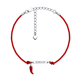 Браслет SOKOLOV - Серебро 925, Эмаль (арт. 94050490)