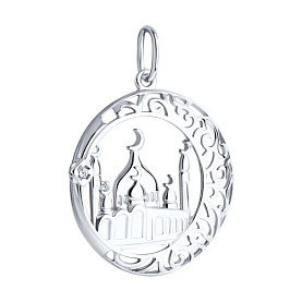 Подвеска SOKOLOV - Серебро 925, Фианит (арт. 94032898)