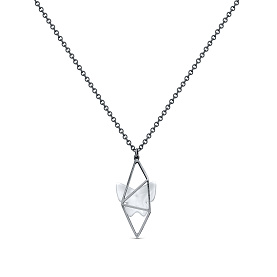 Колье Кабаровских - Серебро 925, Фарфор (арт. 16-919-13949)