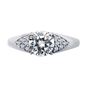 Кольцо SOKOLOV - Серебро 925, Фианит (арт. 94012876)