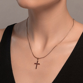 Подвеска SOKOLOV - Золото 585, Гранат (арт. 732372)