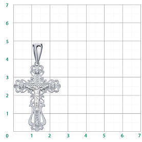 Подвеска Атолл - Серебро 925 (арт. 3144-925)