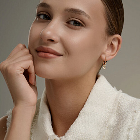 Серьги SOKOLOV - Серебро 925, Празиолит (арт. 92023257)