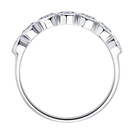 Кольцо SOKOLOV - Серебро 925, Фианит (арт. 94012500)