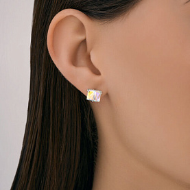 Серьги Diamant - Серебро 925, Swarovski (арт. 94-122-02383-2)