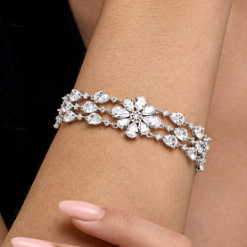 Браслет SOKOLOV - Серебро 925, Фианит (арт. 94051634)