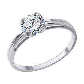 Кольцо Diamant - Золото 585, Фианит (арт. 52-110-01841-1)